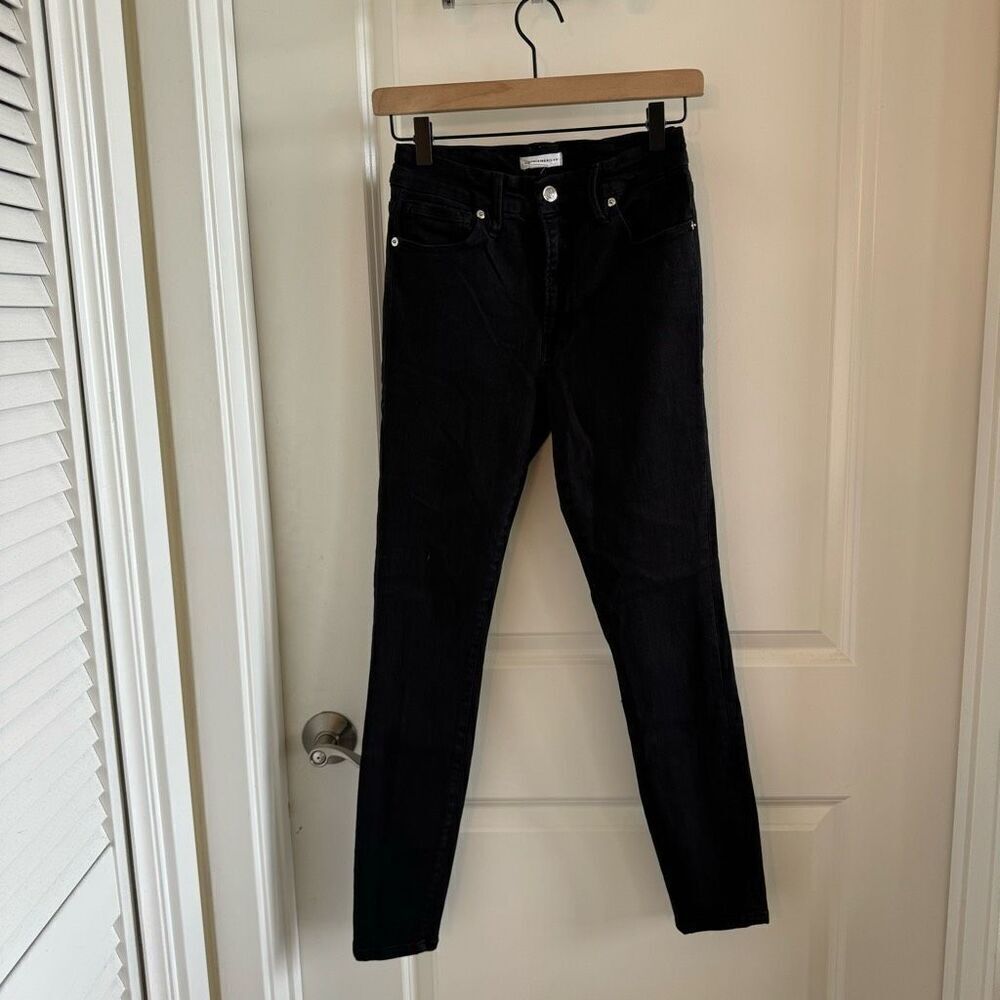 Good American Good Legs Skinny Jeans Black - Picture 4 of 8
